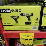 [NSW] Ryobi One+ 18V 2 Piece Drill Kit 4.0Ah $100 (Was $199) @ Bunnings Eastgardens