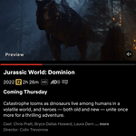 [SUBS] Jurassic World Dominion Streaming from 1st Dec 2022 @ Netflix South Korea (VPN Required)