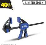 WoLF 300MM 150KG MEDIUM CLAMP BAR $14.95 (Was $24.95) + Delivery ($0 C&C/ $99 Order) @ Total Tools