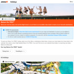 Jetstar Return for Free Holiday Packages, e.g. Flights + 3 Nights at Daydream Island Resort, Whitsundsays $784pp @ Jetstar