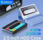 ORICO Cassette Look External microUSB-B 3.0 SATA 2.5" HDD Case US$5.05 (~A$7.51) Shipped @ Orico AliExpress