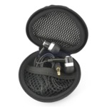 Earphone Bag, Hard Case MP3 Earphone Pocket Storage Bag with Mesh $0.95