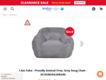 [NSW, VIC] Snug Armchair - Grey $153 (Was $306) Delivered & Free Removal of Unwanted Furniture @ Appliances Online
