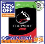 Seagate IronWolf 4TB 3.5" NAS HDD (ST4000VN006) $119.20 ($116.22 eBay Plus) Shipped @ Computer Alliance eBay