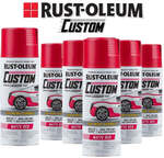 6 Cans Rustoleum Premium Lacquer Spray Paint (Matt Clear, Red or Orange) $39.95 Delivered (RRP $110) @ South East Clearance