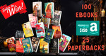 Win 100 eBooks, 25 Paperbacks, a $150 Amazon Gift Card from Book Throne