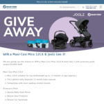 Win a Maxi-Cosi Mico 12LX & Joolz Geo 3 with Accessory Pack Worth $3,059 from Maxi-Cosi
