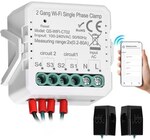 Tuya WiFi 2 Gang 80A Two Way Energy Meter US$19.99 (~A$31.78) Delivered @ Tomtop