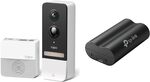 TP-Link Tapo Smart Battery Doorbell + Tapo Battery Pack (6700mAh) $229 (RRP $348) Delivered @ Amazon AU