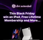 Win an iPad, Divi Extended Lifetime Membership or 1 of 40 Minor Prizes from Divi Extended