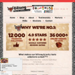 15% off Storewide + $7.99 Delivery @ Biltong To Go