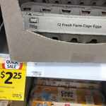 [NSW] 12 Fresh Farm Cage Eggs $2.25 @ Coles