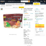 [Not a deal] Nissin Instant Beef Noodle 5 Packets, 500g $6.37 + Delivery ($0 with Prime/ $59 Spend) @ Amazon AU