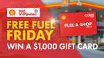 Win 1 of 48 $1,000 Shell Coles Express Gift Cards from Nine Entertainment