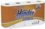 Handee Ultra White Paper Towels 4 Pack $4 (Was $6) @ Coles