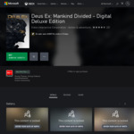 [XB1, XSX] Deus Ex: Mankind Divided Digital Deluxe Edition $10.11 @ Xbox