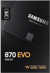 [Prime] Samsung 870 EVO 2TB 2.5" SATA SSD $184.42 Delivered @ Amazon UK via AU