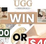 Win a $400 UGG Originals Gift Voucher or $200 Cash from UGG Originals