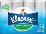 [Prime] Kleenex Double Length Toilet Paper 12 Rolls $8.64 ($7.78 S&S) Delivered @ Amazon AU