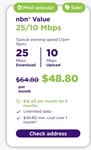 nbn 25/10 $48.80 Per Month for 6 Months @ Moose Mobile