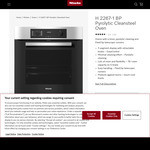 Miele Pyrolytic Oven H2267-1 BP $1679.40 (40% off) + Delivery @ Miele Online