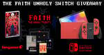 Win a Red Nintendo Switch OLED + Physical Copy of FAITH or 1 of 2 copies of FAITH from New Blood