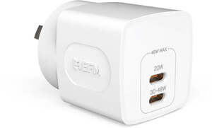 EFM 48W GaN Dual Port Wall Charger (White) $29 + Delivery ($0 C&C/ in-Store) @ JB Hi-Fi