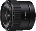 Sony-SEL11F18 11mm F1.8 Lens $509.15 ($459.15 after Sony Cashback) + $5.99 Delivery @ JB Hi-Fi