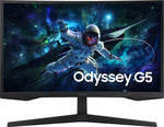 Samsung Odyssey G5 G55C 27" 165Hz Curved 1440p Monitor $178.69 Delivered - First App Purchase Only @ Samsung Shop App