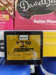 [VIC] Darrell Lea Bullets Raspberry Box 400g $3.50 (Was $14) @ Woolworths, Dandenong Square