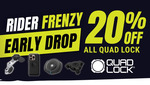 20% off Quad Lock Products + $7.95 Delivery ($0 C&C/ $49 Order) @ AMX Superstores