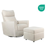 Il Tutto Felix Glider Nursery Chair & Ottoman in Egg Shell $479 (RRP $958) + Delivery ($0 to Metro) @ Il Tutto