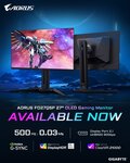 Win a Gigabyte AORUS 500Hz OLED Monitor or PC Case or Magnetic PC Case Fans or AIO Cooler from AORUS ANZ + Lian Li + XPG