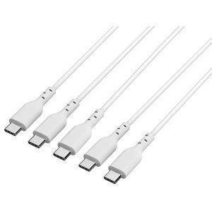 J.Burrows USB-C to USB-C 2.0 Cable 100w 5A 1.2m Black 5-Pack $10.00 Delivered @ Officeworks