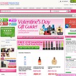 $6 off + FREE SHIPPING at Cosme Paradise – Code: VALENTINE2013  ($50 Min Spend)