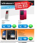 Alcatel OT-213 $13, Motorola Defy Mini $99, HTC Incredible S $179, Motorola XT910 $239 & More