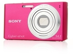 Sony Cyber-Shot DSCW610P 14.1 MP Digital Camera (Pink) $39.50 + Shipping @ TVSN
