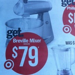 Breville Mixer BEM200S $79 (Save $120) Sale Starts 5pm Today @ Target