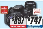 Canon 700D TLK (18-55 & 55-250mm) $747 after $150 Supplier Cashback Via Redemption @ The Good Guys