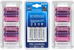 Eneloop Pack: Standard Charger + 4 White AA + 16x AA Rouge Battery + Free Shipping $50 @ DSE