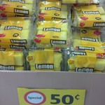 Lemon Lamingtons $0.50. Coles Castle Hill NSW