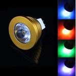 LED Spot Bulb MR16(GU5.3) 3W 200LM 1 pcs High Power RGB Light-Golden ($5.17 Shipped)@MyLED.com