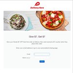 Delivery Hero - Refer a Friend and You Both Get $7 off