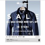 G-Star Stores Australia: 50% Off Stocks with RRP - In Store Only