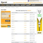 Tigerair Sale Fares from $35