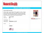 [Offer Closed] $3 for Your First 3 Issues "Women's Health" Subscription