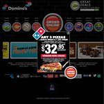 Domino's: Value, Value+, Chef's Best, Traditional or 4 Topping Mogul Pizza $7 Pickup