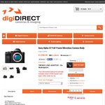 $300 off All Sony A7 Variant Full Frame Mirrorless Cameras at digiDIRECT All Stores and Online