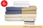 $79 for 1000 Thread Count Egyptian Cotton Sheets - 4PCS Including Shipping @ Direct On Sale