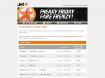 Jetstar Freaky Friday Fare Frenzy - Sale between 4 & 8 Today Only. Many Deals to Choose from